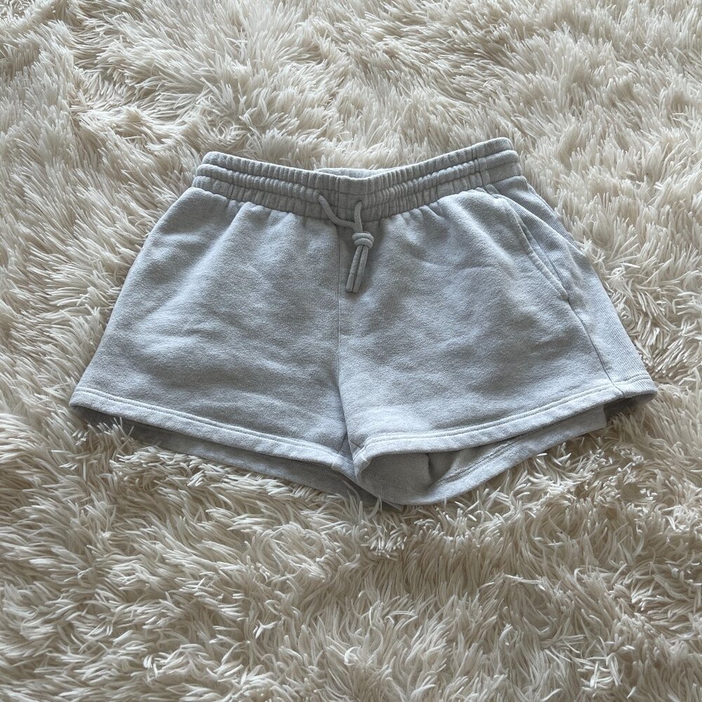 ✨ ARITZIA Cozy Sweatfleece shorts grey small
